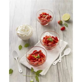 Salade de fraises au basilic thaï