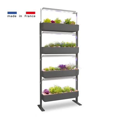 Gourmet INDOOR 4x micropousses - Graphite - de profil Gourmet INDOOR 4x micropousses - Graphite - de profil