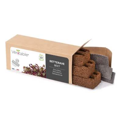 Beet microgreens packaging Beet microgreens packaging