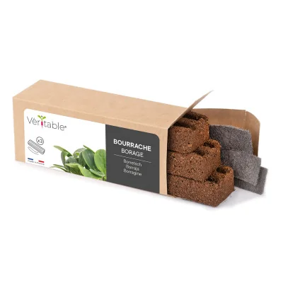 Borage microgreens packaging Borage microgreens packaging