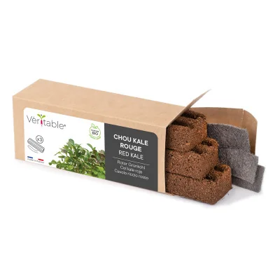 Red kale microgreens packaging Red kale microgreens packaging