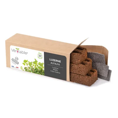 Alfalfa microgreens packaging Alfalfa microgreens packaging