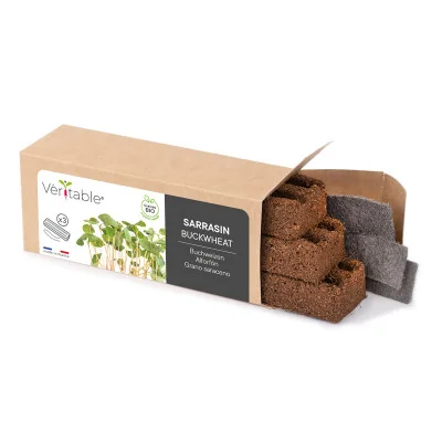 Micropousses Sarrasin packaging Micropousses Sarrasin packaging