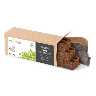 Pink tagetes microgreens packaging Pink tagetes microgreens packaging