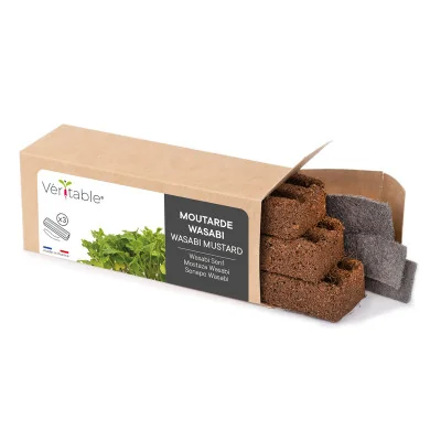 Wasabi mustard microgreens packaging Wasabi mustard microgreens packaging