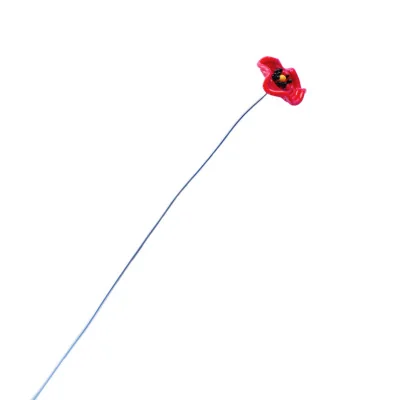 Glass figurine "Flowers" - handcrafted