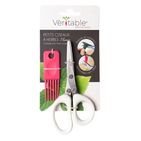 3 blade mini herb scissors