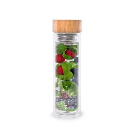 infuser-trinkflasche aus glas