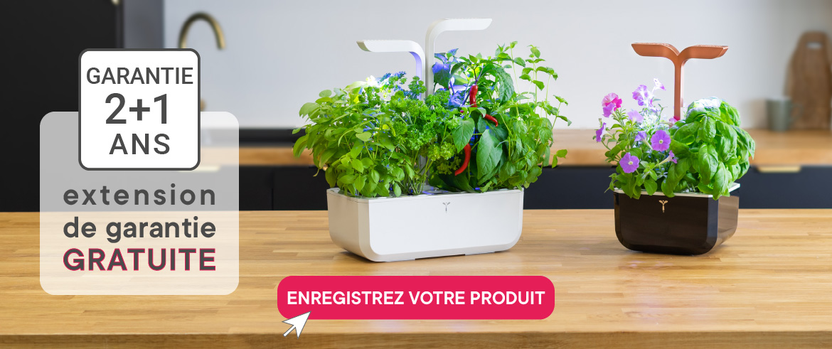 Enregistrez votre produit pour étendre gratuitement sa garantie