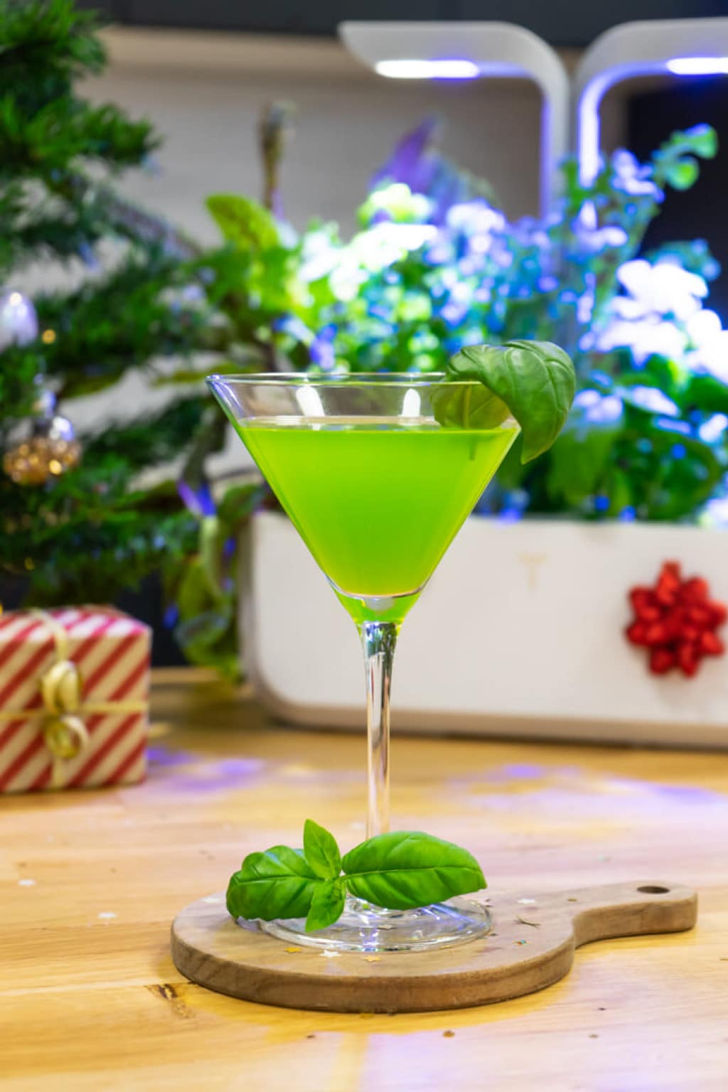 Basil-Infused Gin Cocktail